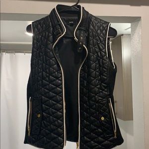 Fate Black Vegan Leather Vest